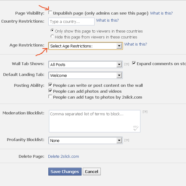 how to set your facebook account to public
