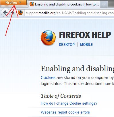 mozilla firefox browser login