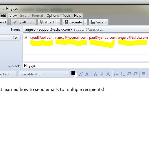 How To Send An Email To Multiple Addresses 6163
