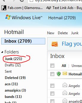 how to clean inbox folder in hotmail