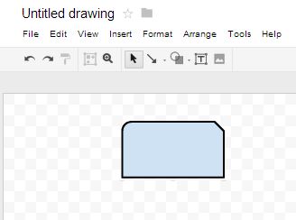 how to create shapes on google docs